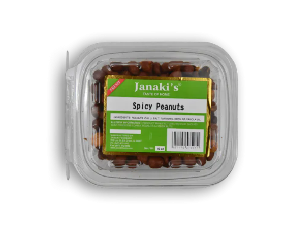 JANAKI'S Spicy Peanuts 10 OZ